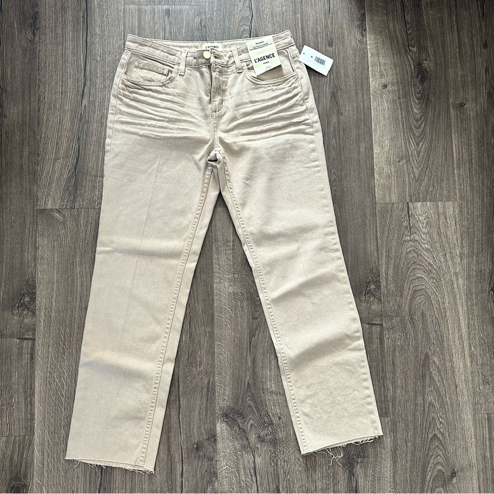 L'AGENCE low-rise Miliana stovepipe jeans